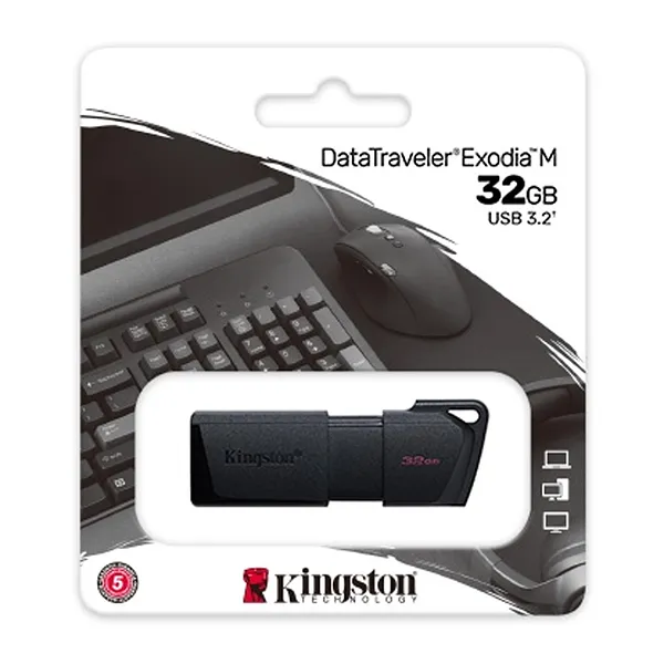 Memoria USB 3.2, 32GB - Kingston DataTraveler Exodia